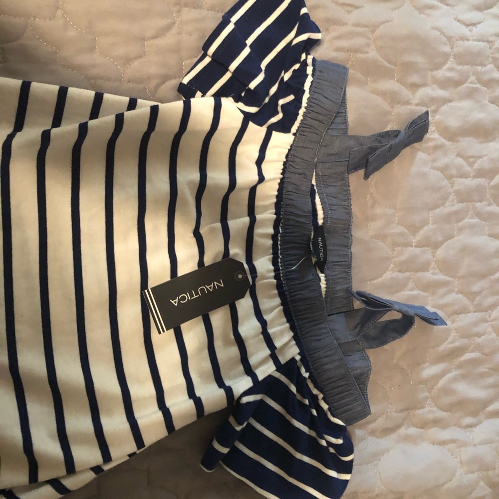 Little girls off the shoulder dress